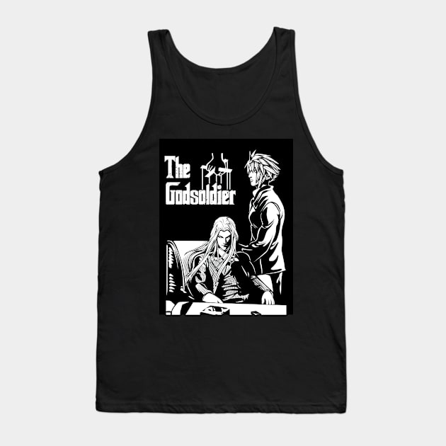 The God Soldier Tank Top by SkyfrNight